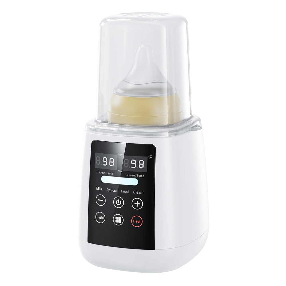 Rimaxao Bottle Warmer front view shows compact design for quick feeding
