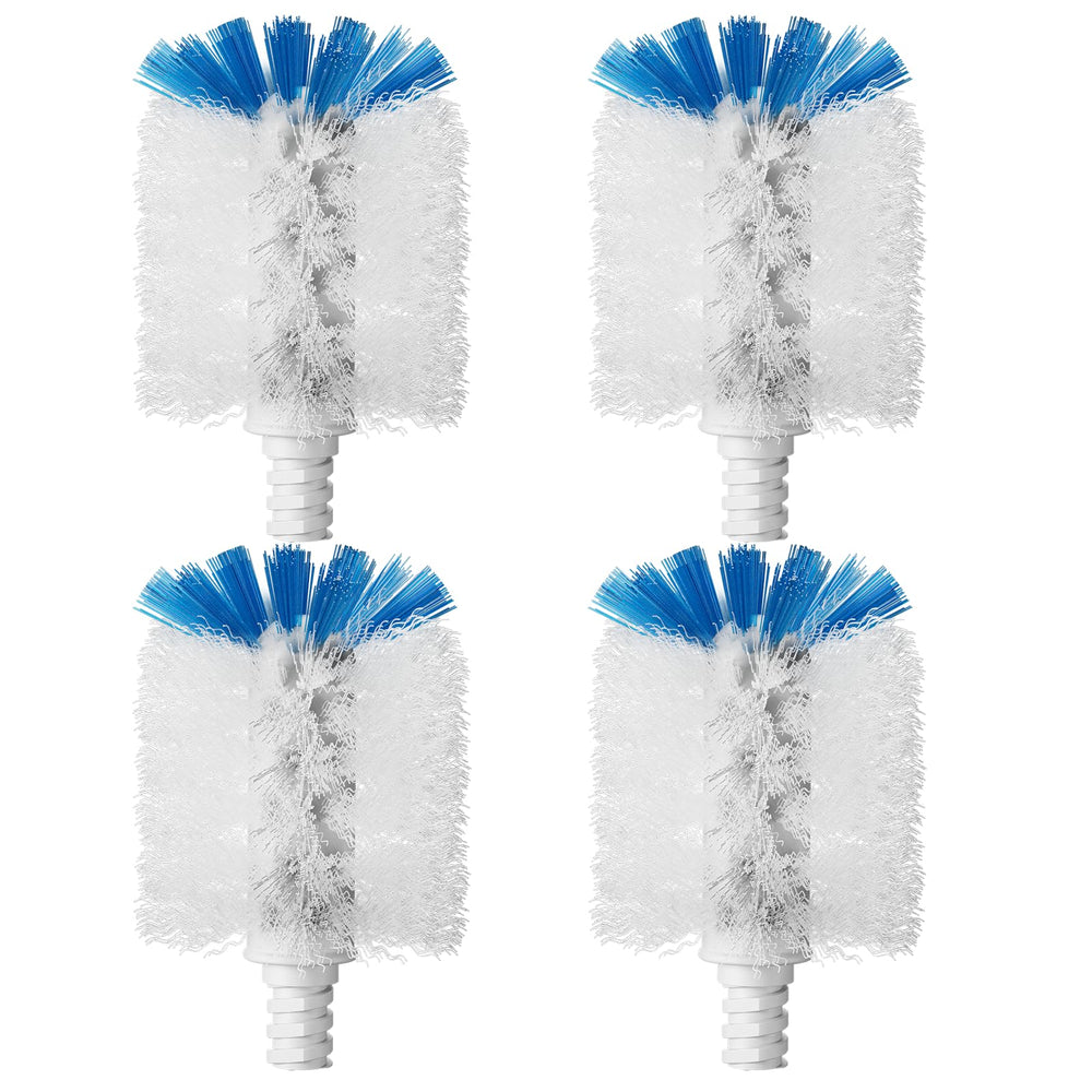 RIMAY bottle brush refill top-bristles closeup for deep corner cleaning.