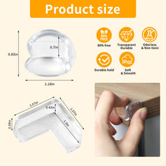 Rindion L-shaped corner protector design shields sharp edges