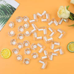 Rindion transparent corner protector assembly blends with furniture aesthetics