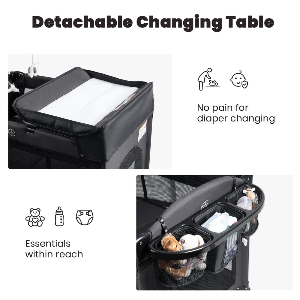 Rinnebbit travel-friendly foldable design for trips and visits.
