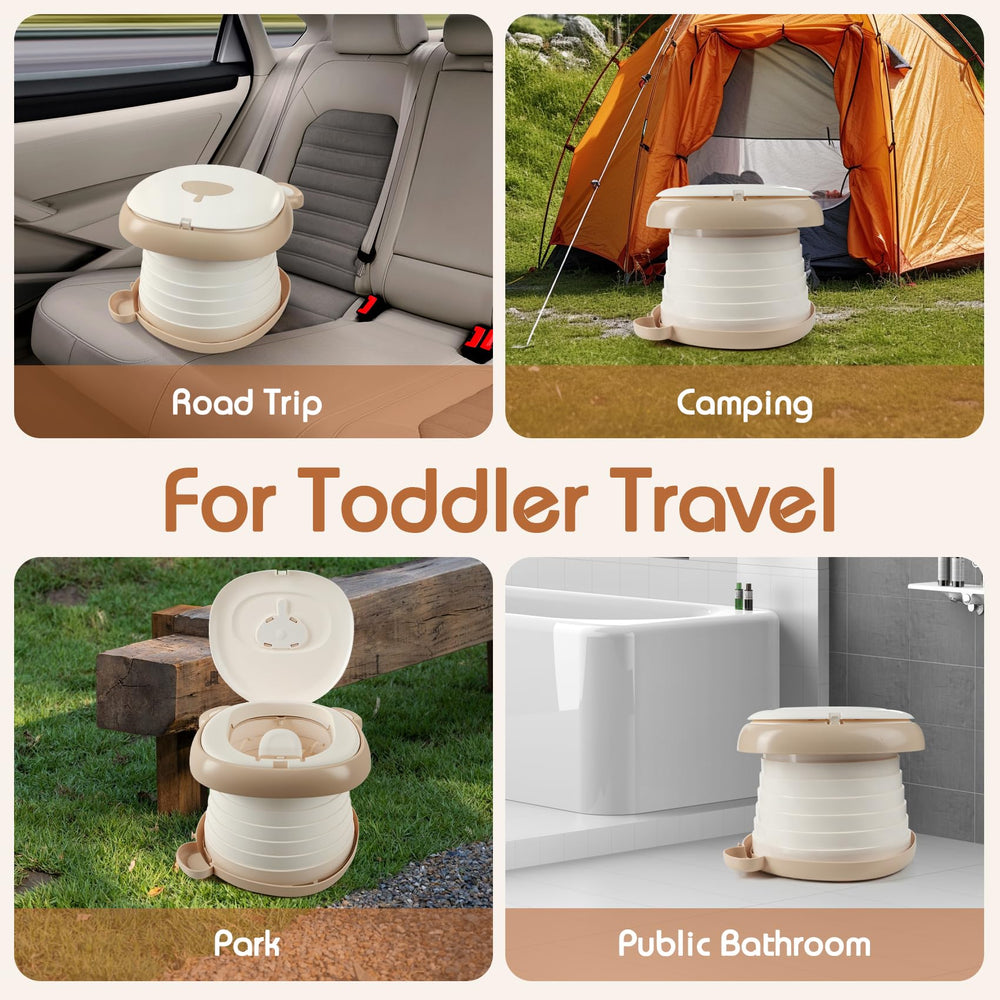 RIRC potty seat anti-slip bottom keeps the seat steady on different surfaces