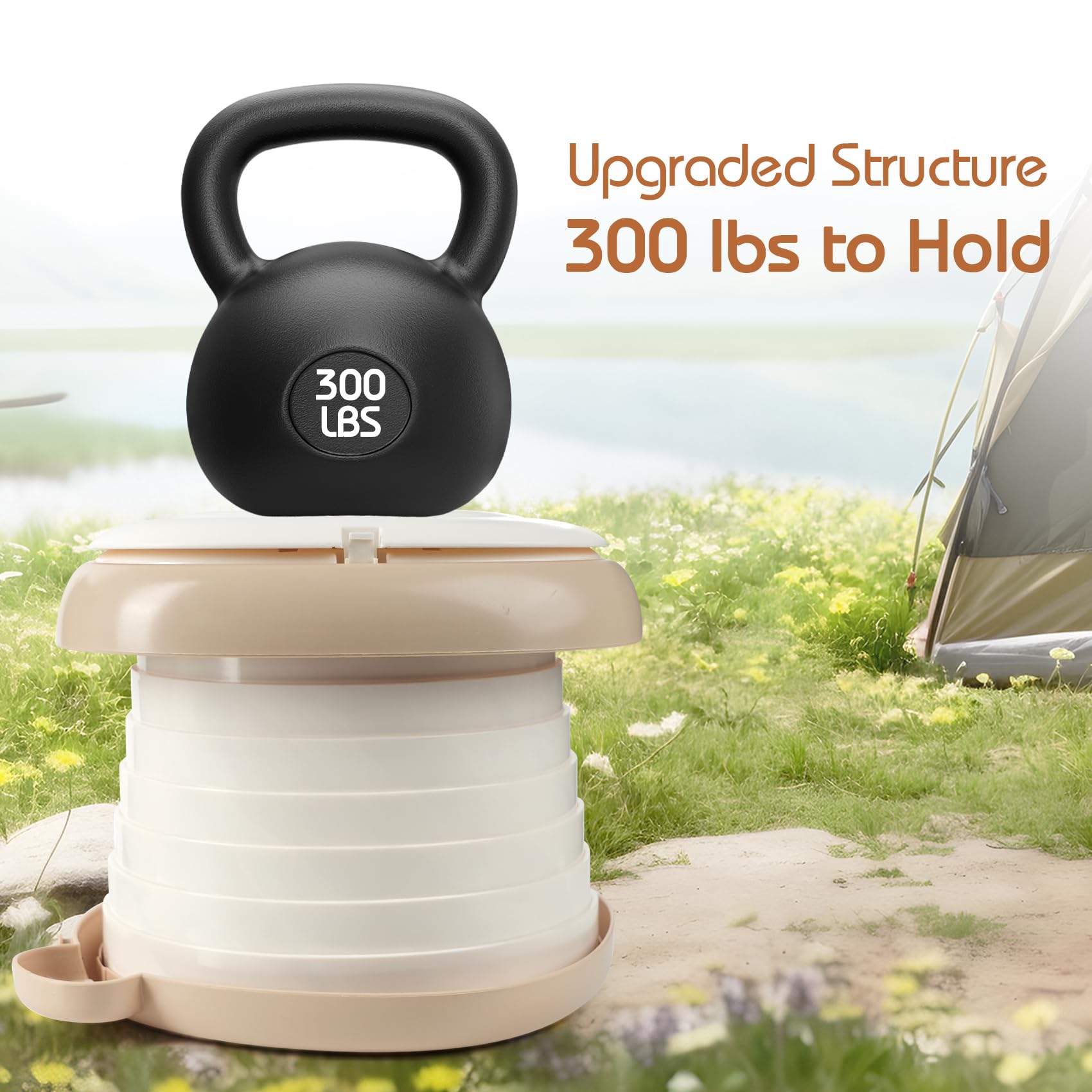 RIRC toddler potty supports up to 110 pounds with a durable build