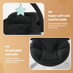 RIVIPLOU swing powered by battery and AC adapter for flexible placement