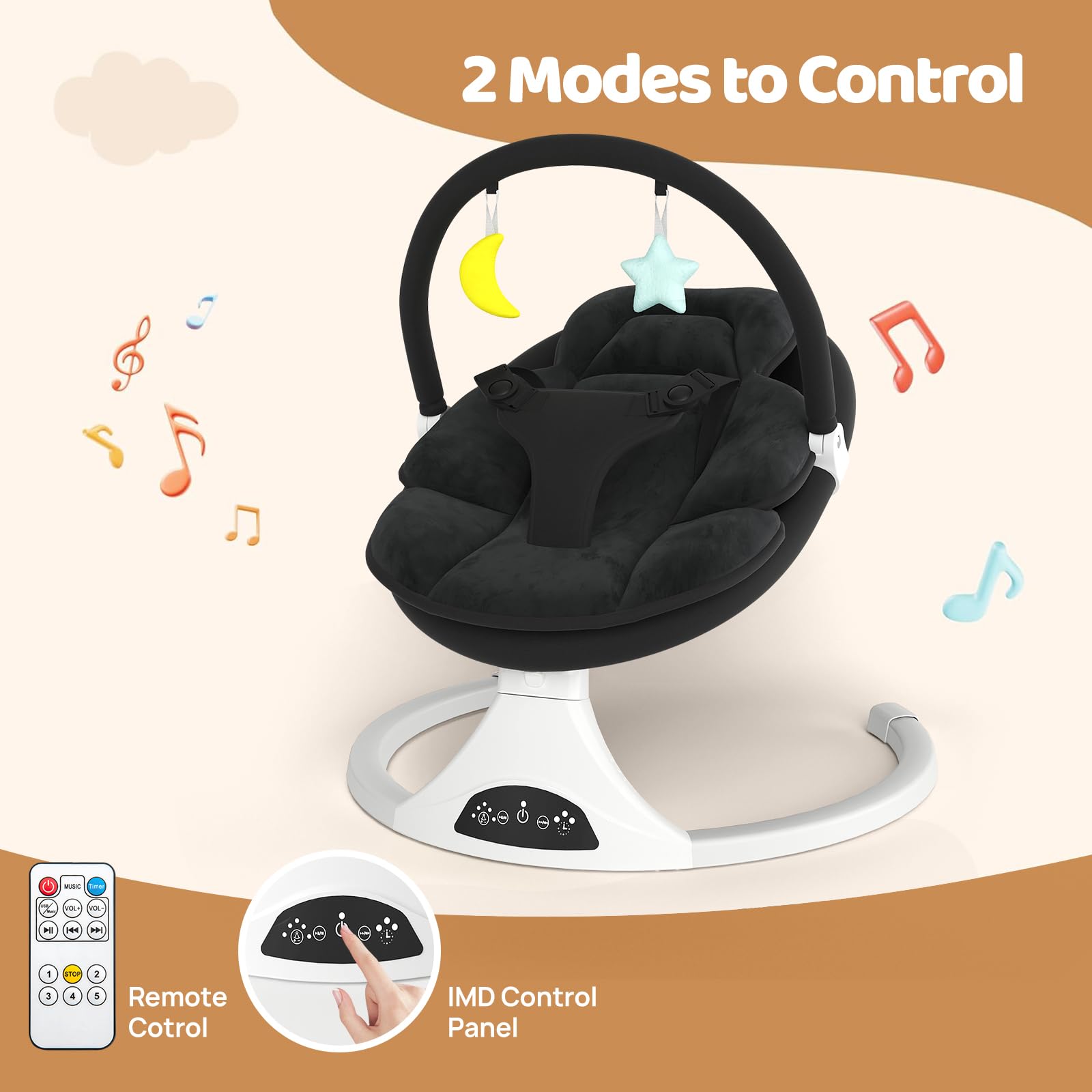 RIVIPLOU detachable seat pad simplifies cleaning and quick swaps