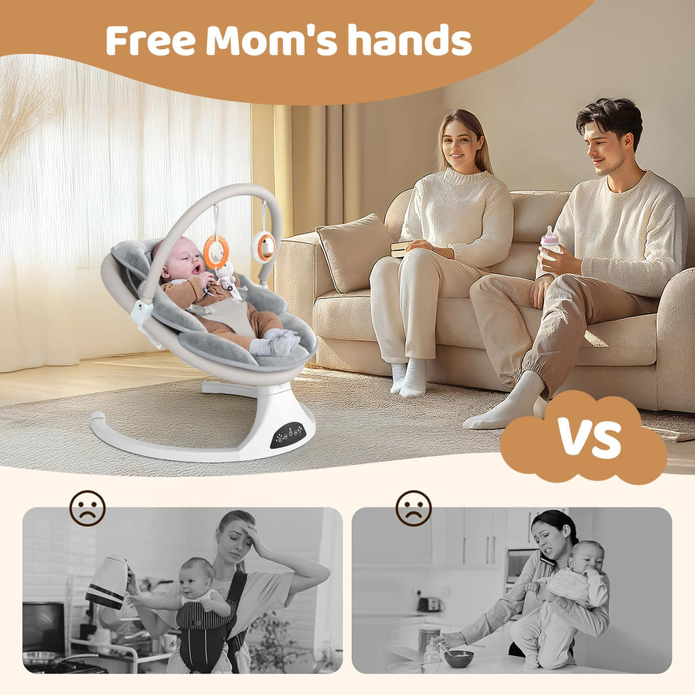 RIVIPLOU built-in lullabies and Bluetooth mode for personalized calming music