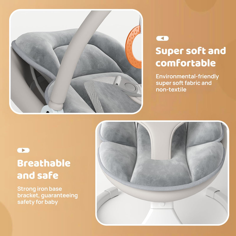 RIVIPLOU remote control up to 30 ft for hands-free adjustments during feeds