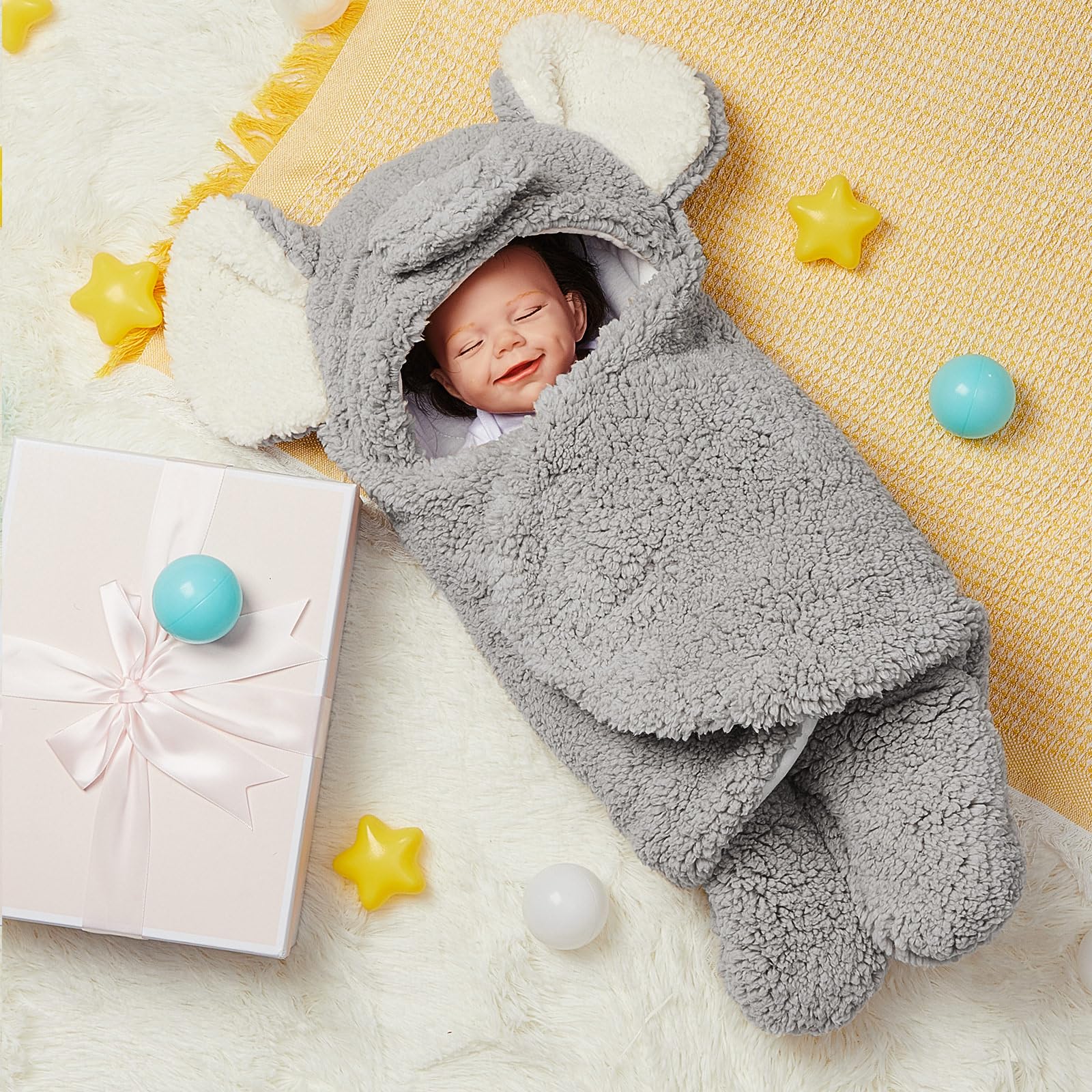 Riyiper gift-ready baby swaddle ideal for registry gifts
