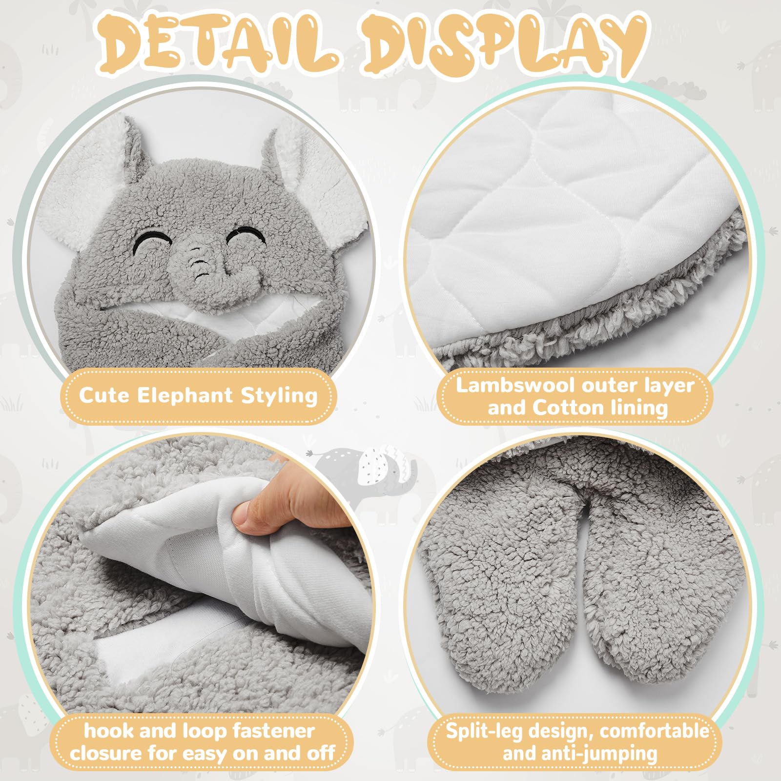 Riyiper plush-cotton-swaddle provides gentle skin comfort