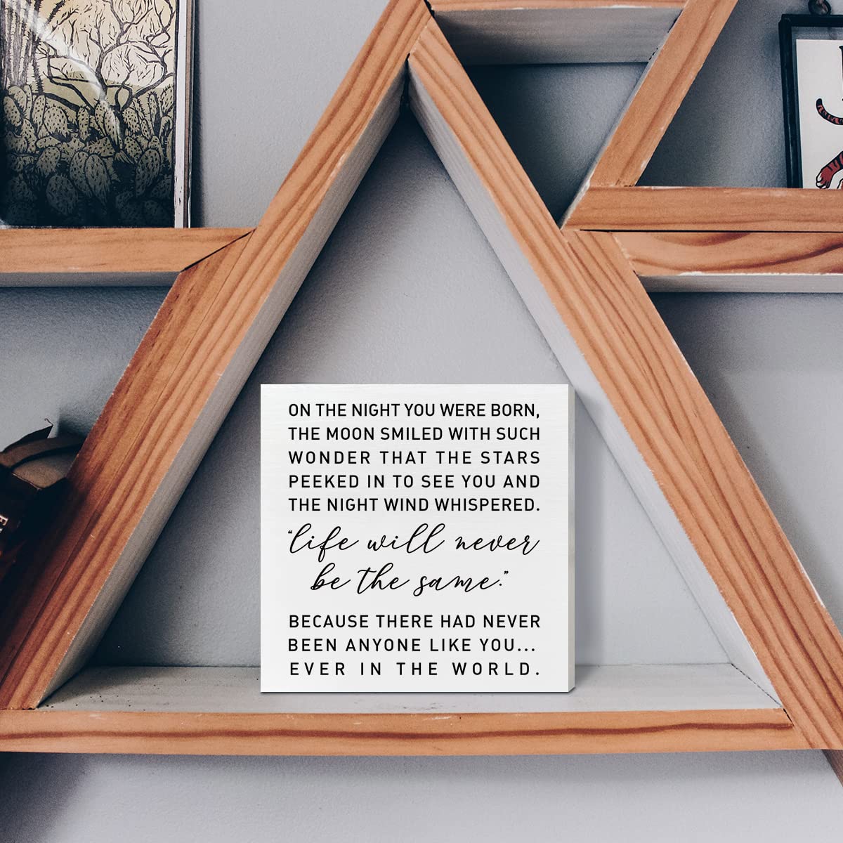 RJYMK neutral nursery decor sign suits any gender-neutral space beautifully.