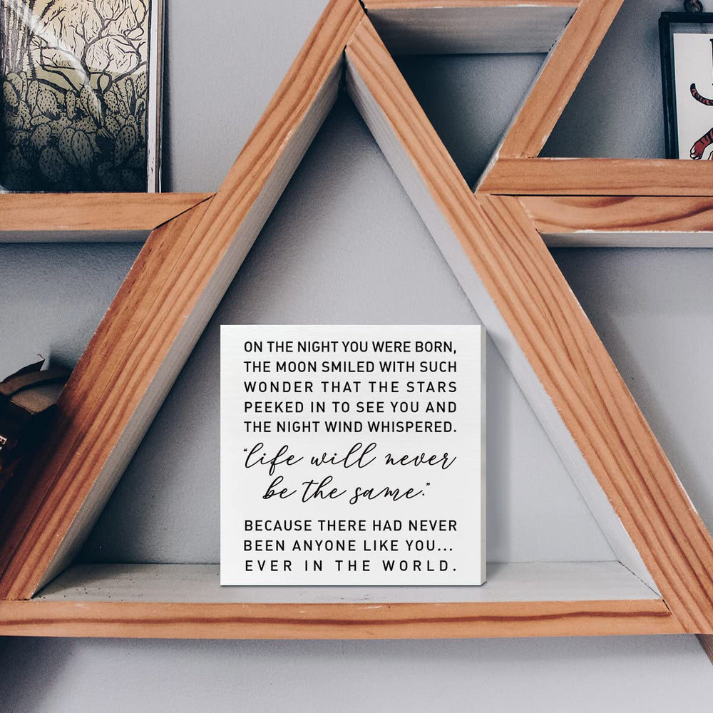 RJYMK neutral nursery decor sign suits any gender-neutral space beautifully.
