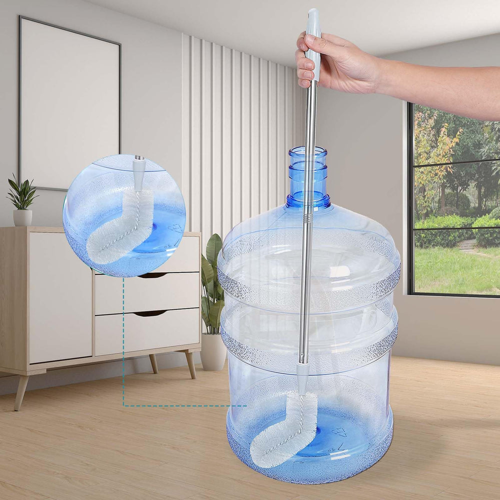 Rkddo easy-storage bottle brush with hanging hole for dry storage