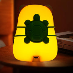 Rktnorv Capybara Night Light shows color cycle for playful mood lighting.