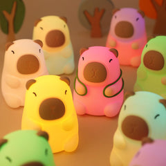 Rktnorv Capybara Night Light charges via USB-C for easy recharge.