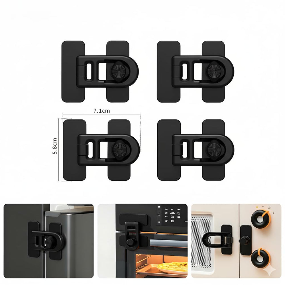 ROAESTKE oven door lock securing hot oven handles for family safety