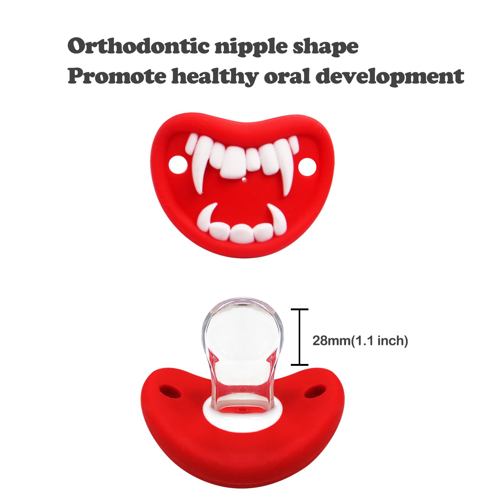 ROBBEAR 3-styles pack pacifier set offers variety