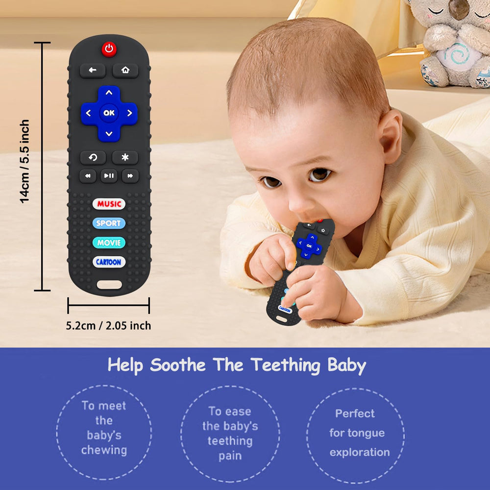 ROBBEAR BPA-free silicone teether emphasizes safety and durability