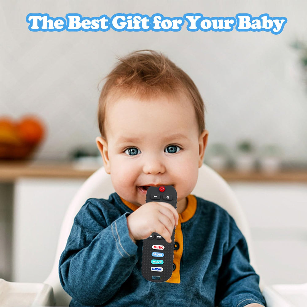 ROBBEAR bright-colors silicone teether enhances visual engagement during teething