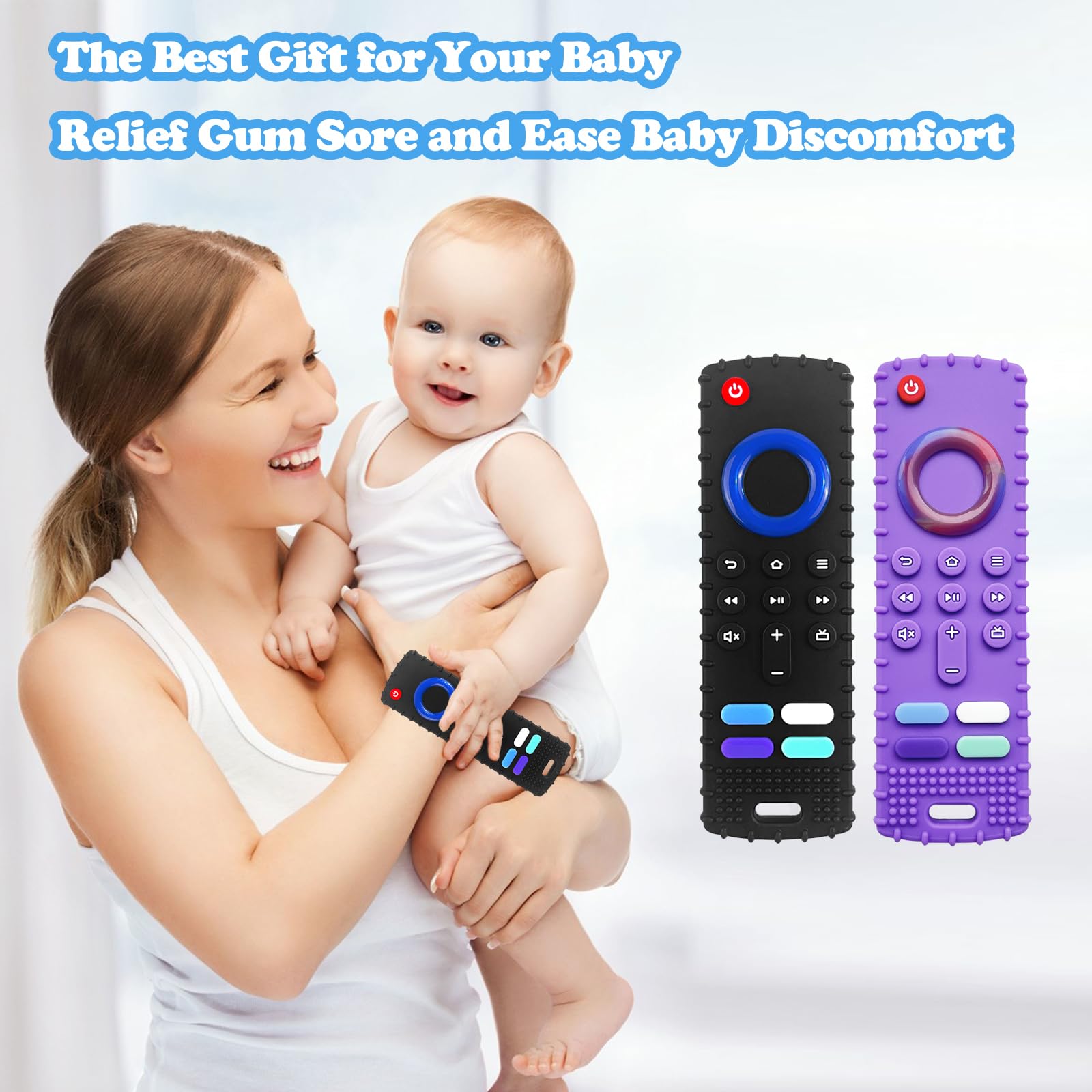 ROBBEAR dishwasher-safe-teether cleans easily after meals during busy days.
