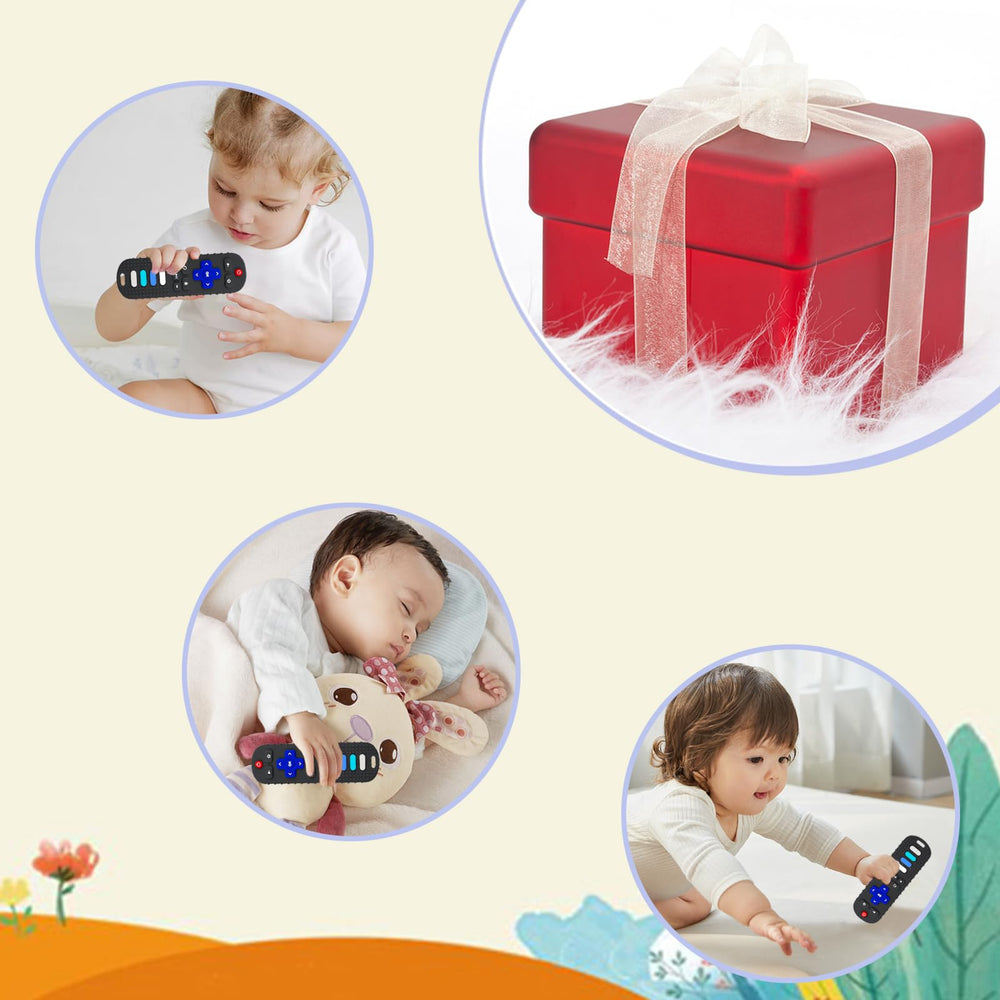ROBBEAR portable on-the-go teether for travel and outings.