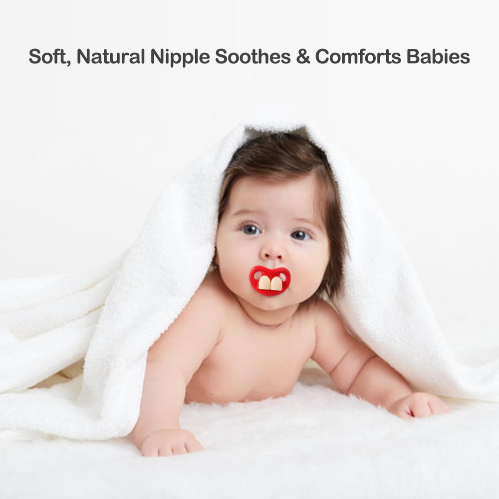 ROBBEAR tusk pacifier playful style with gentle design