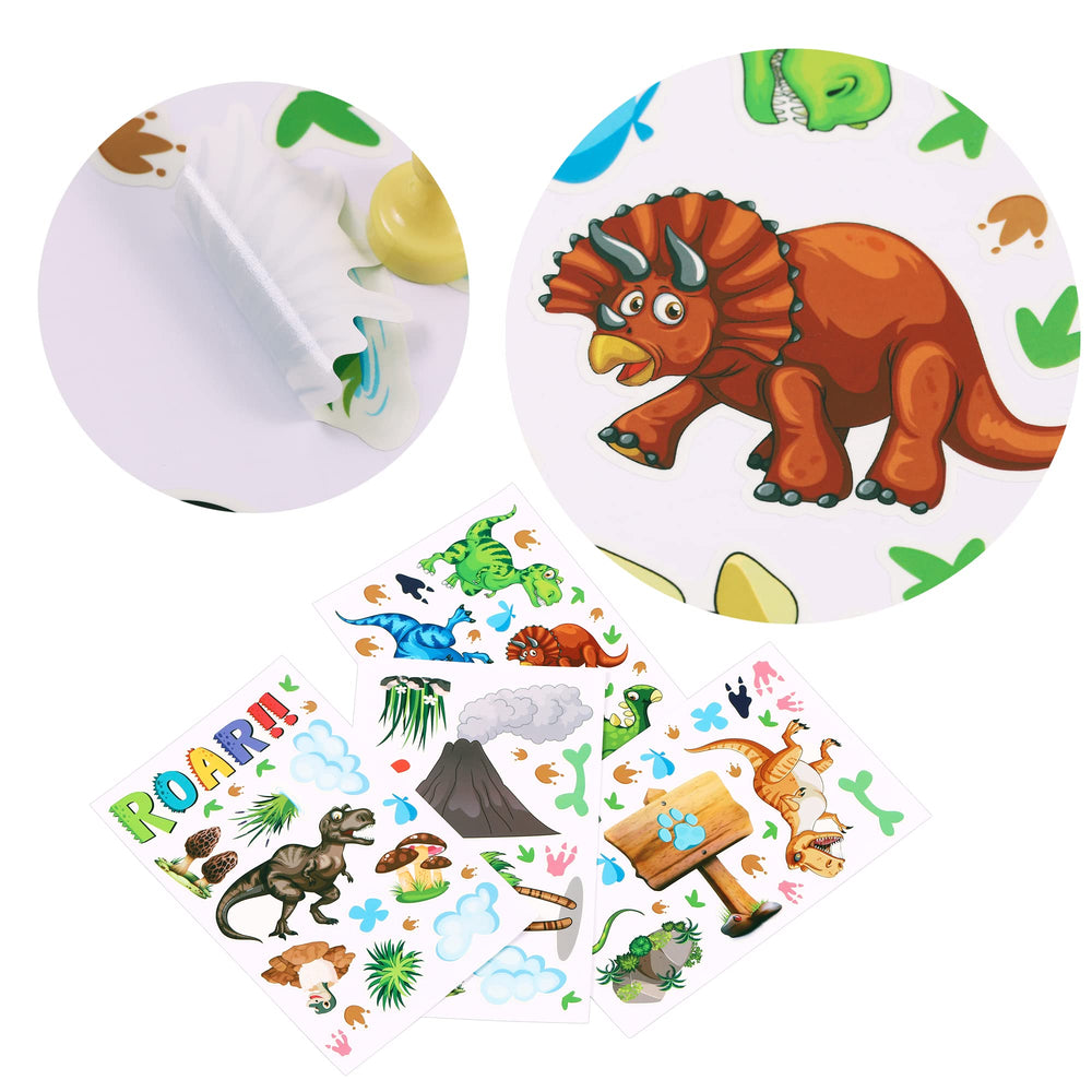 Robmoda dinosaur decoration stickers suit bedrooms, playrooms, and classrooms for imaginative walls.