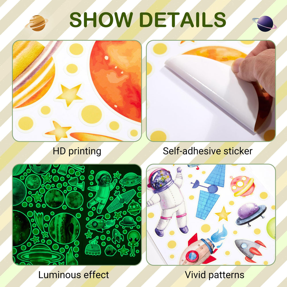 Robmoda glow decals on doors aid nighttime visibility