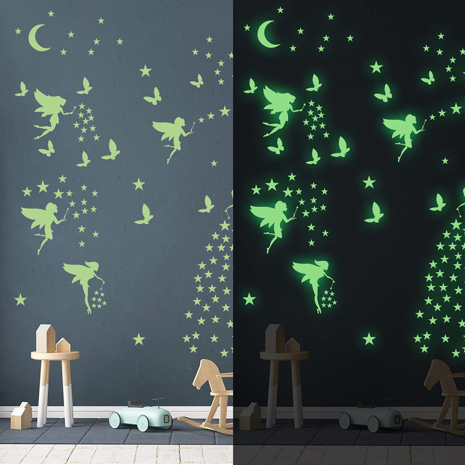 Robmoda easy-application wall decals simplify decorating kids’ rooms.