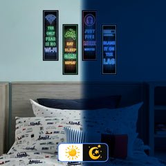 Robmoda Eat Sleep Game application view demonstrates easy peel-and-stick on smooth surfaces