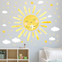 Robmoda flowers wall decal brings color to nurseries and playrooms.