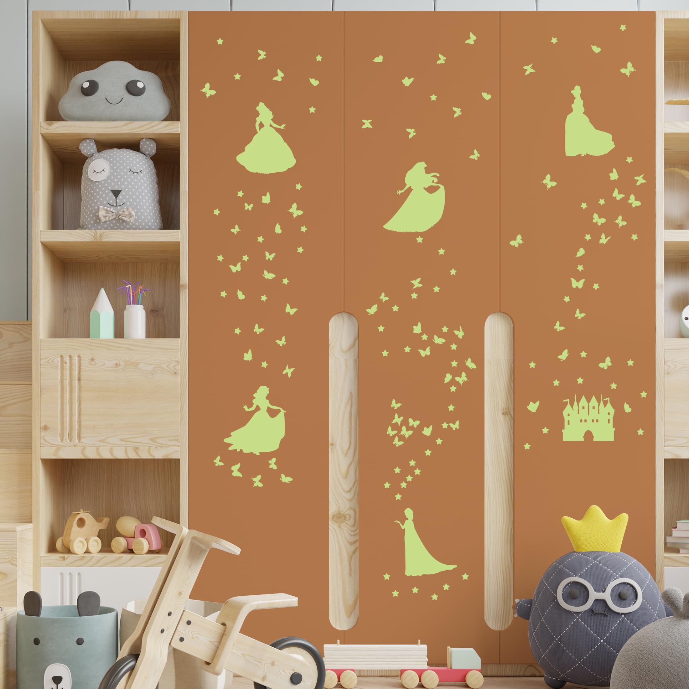 Robmoda fluorescent-pvc-wall-decals-green waterproof and durable for long-lasting decor