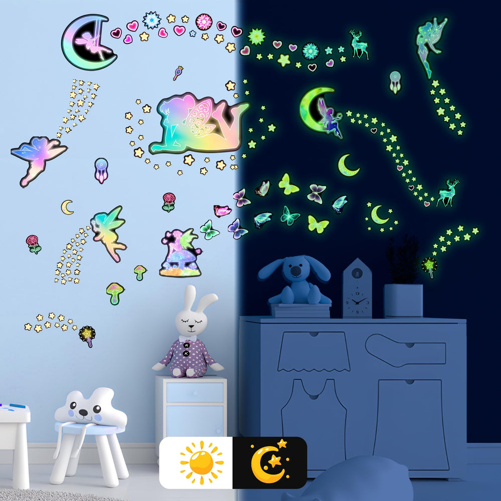 Robmoda glow heart sticker sheets brighten nurseries with soft, dreamy accents