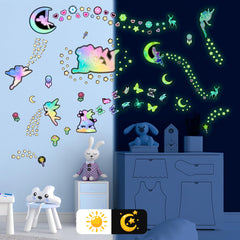 Robmoda glow heart sticker sheets brighten nurseries with soft, dreamy accents