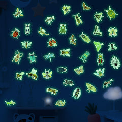 Robmoda glow-in-the-dark dragonfly wall decal invites imaginative nighttime play.
