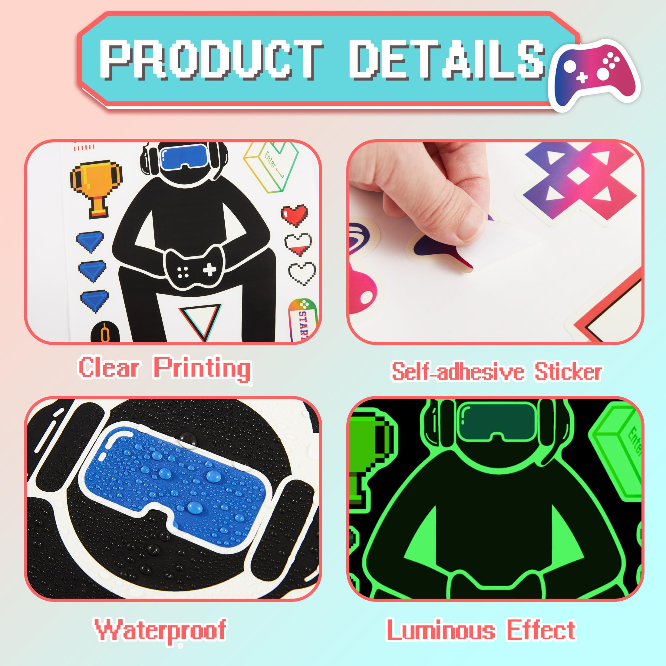 Robmoda Glow-in-the-Dark kid room decor adds playful glow for bedtime stories