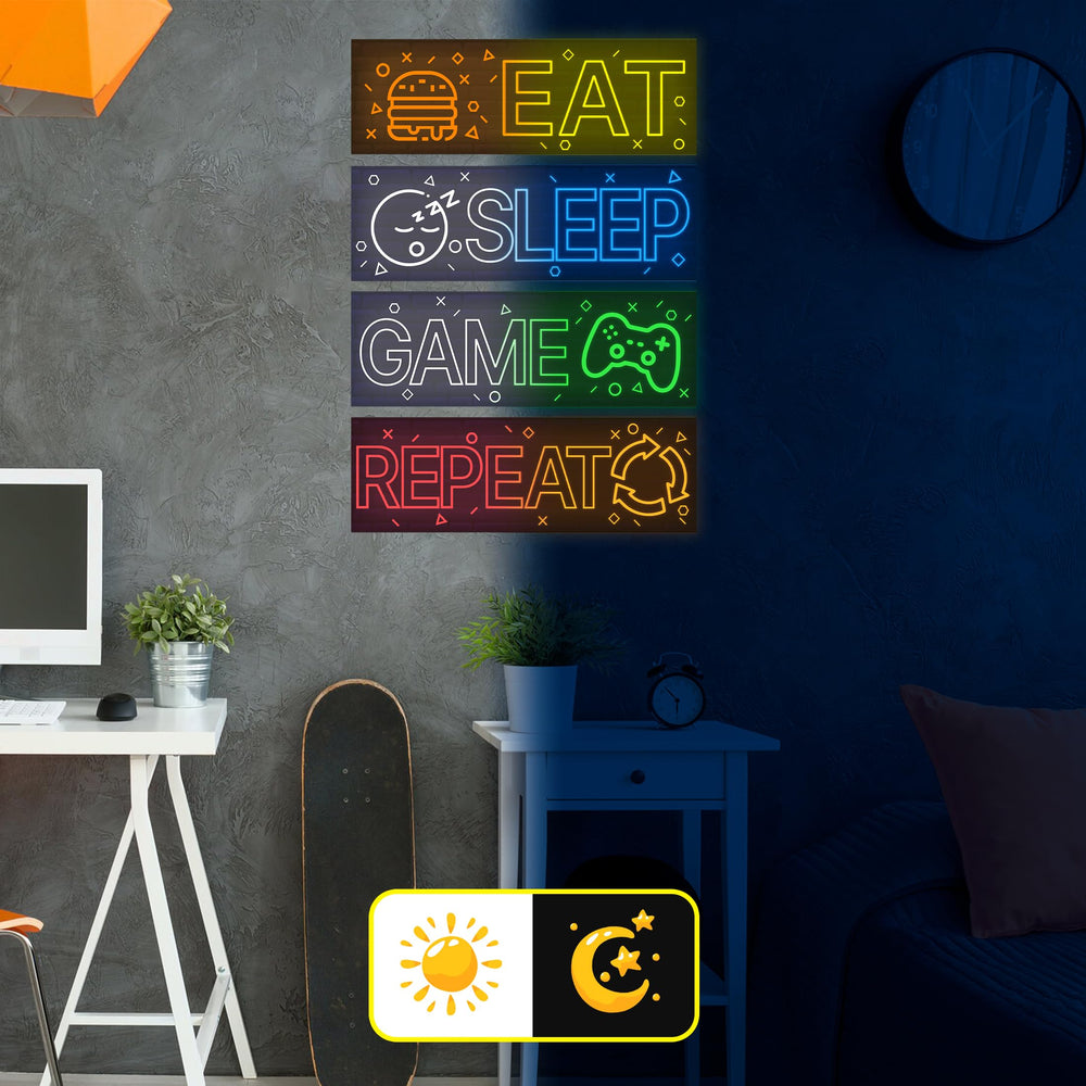Robmoda glow neon wall stickers sleep-focused design glows softly for calming play areas.
