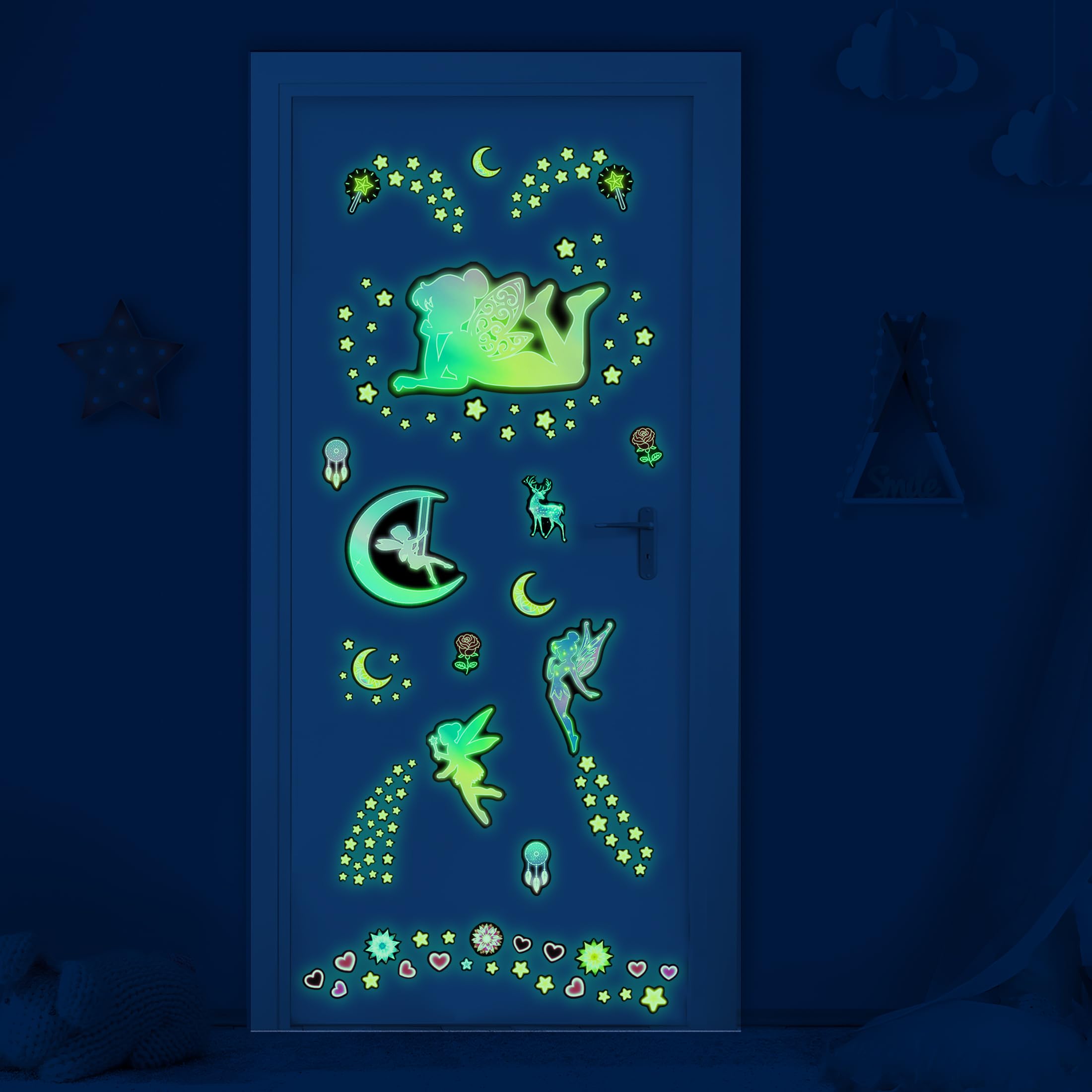 Robmoda glow star sticker sheets create magical ceilings perfect for night-time stories