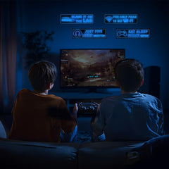 Robmoda Joystick controller sticker adds gaming motif to kids rooms.