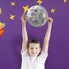 Robmoda kids bedroom wall decal glows for nighttime ambiance