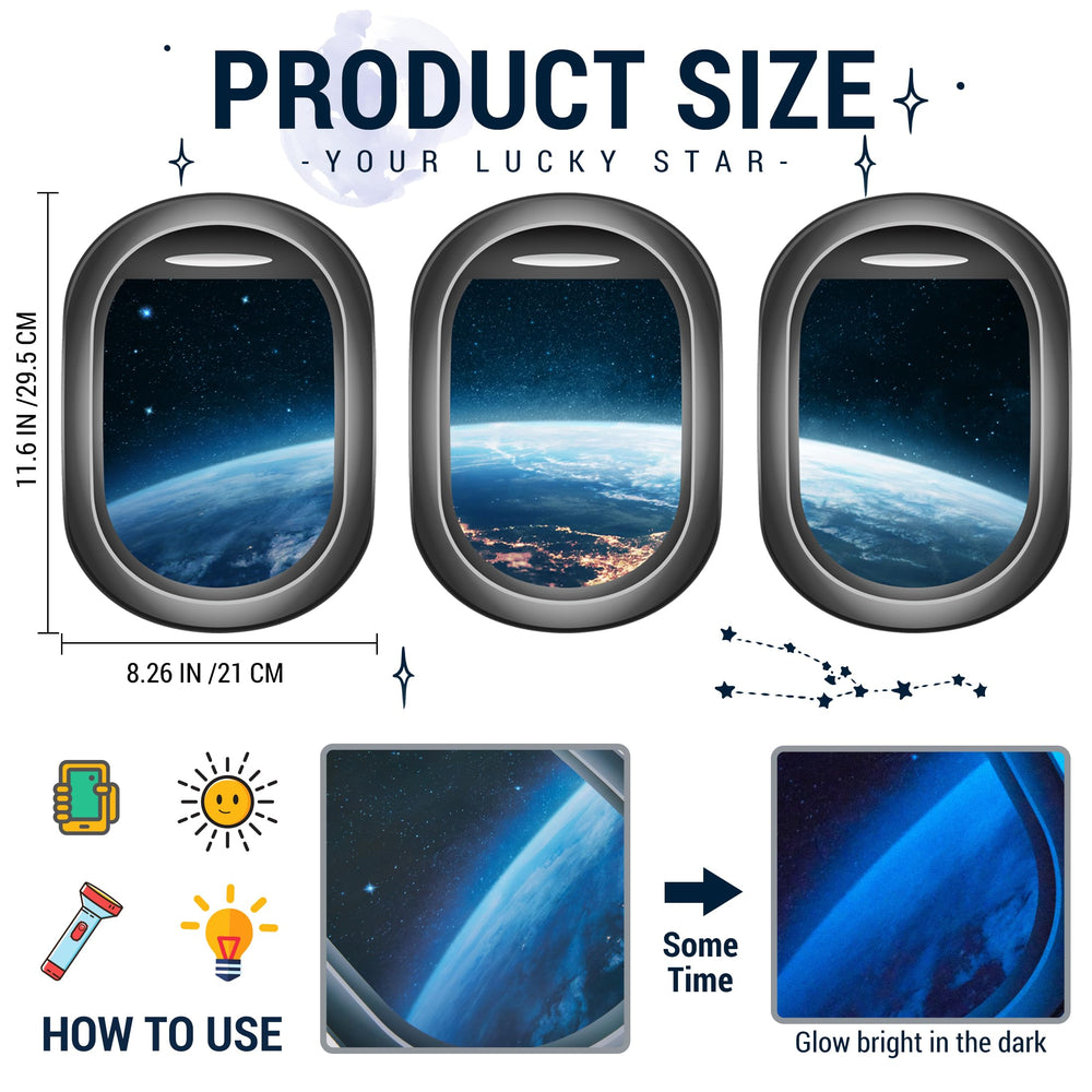 Robmoda night glow stars provide gentle night-time illumination for kids.