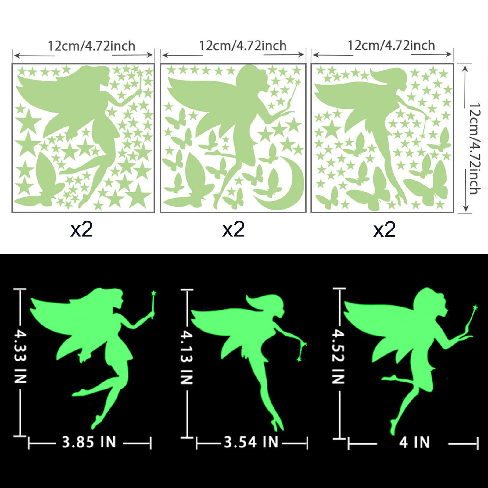 Robmoda removable wall decals remove cleanly without wall damage.