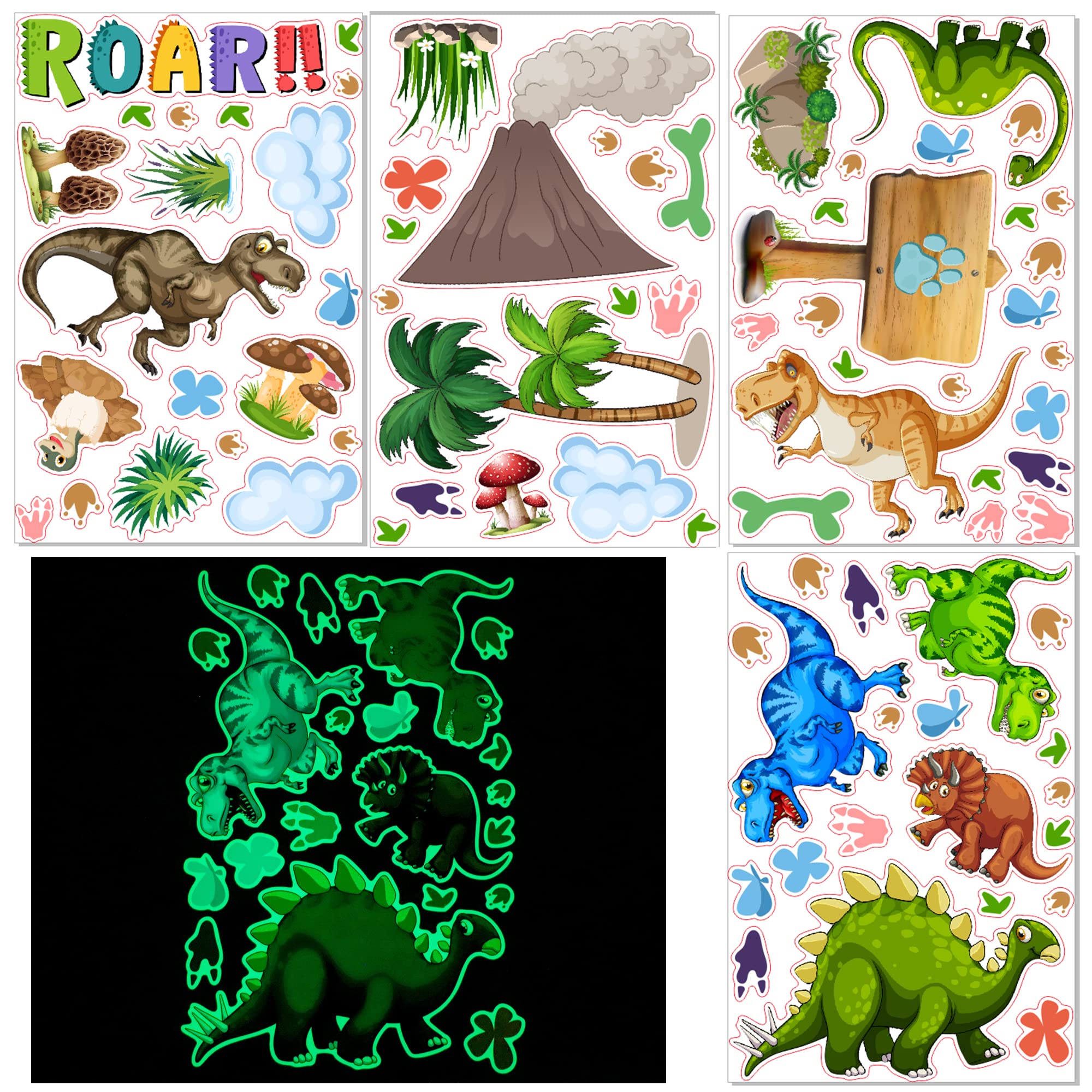 Robmoda removable wall stickers require no transfer glue for easy repositioning and experimentation.