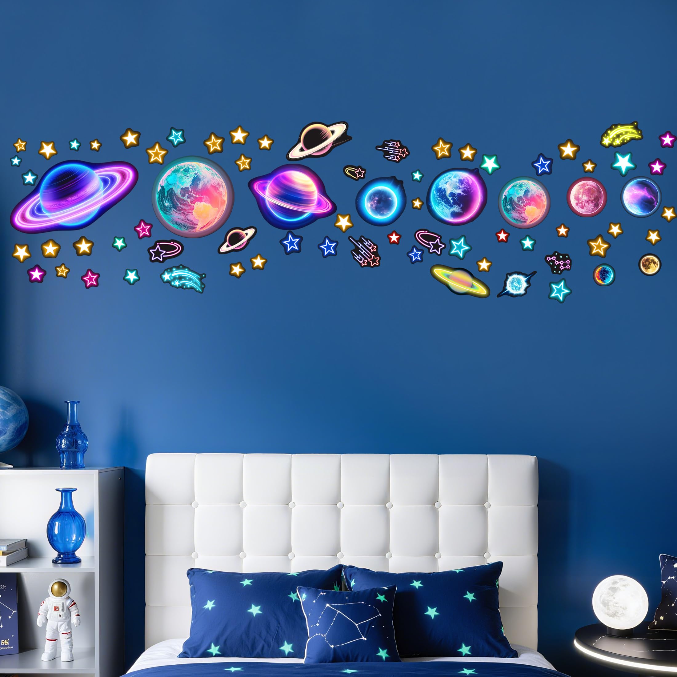 Robmoda self-adhesive wall stickers are waterproof and removable without residue