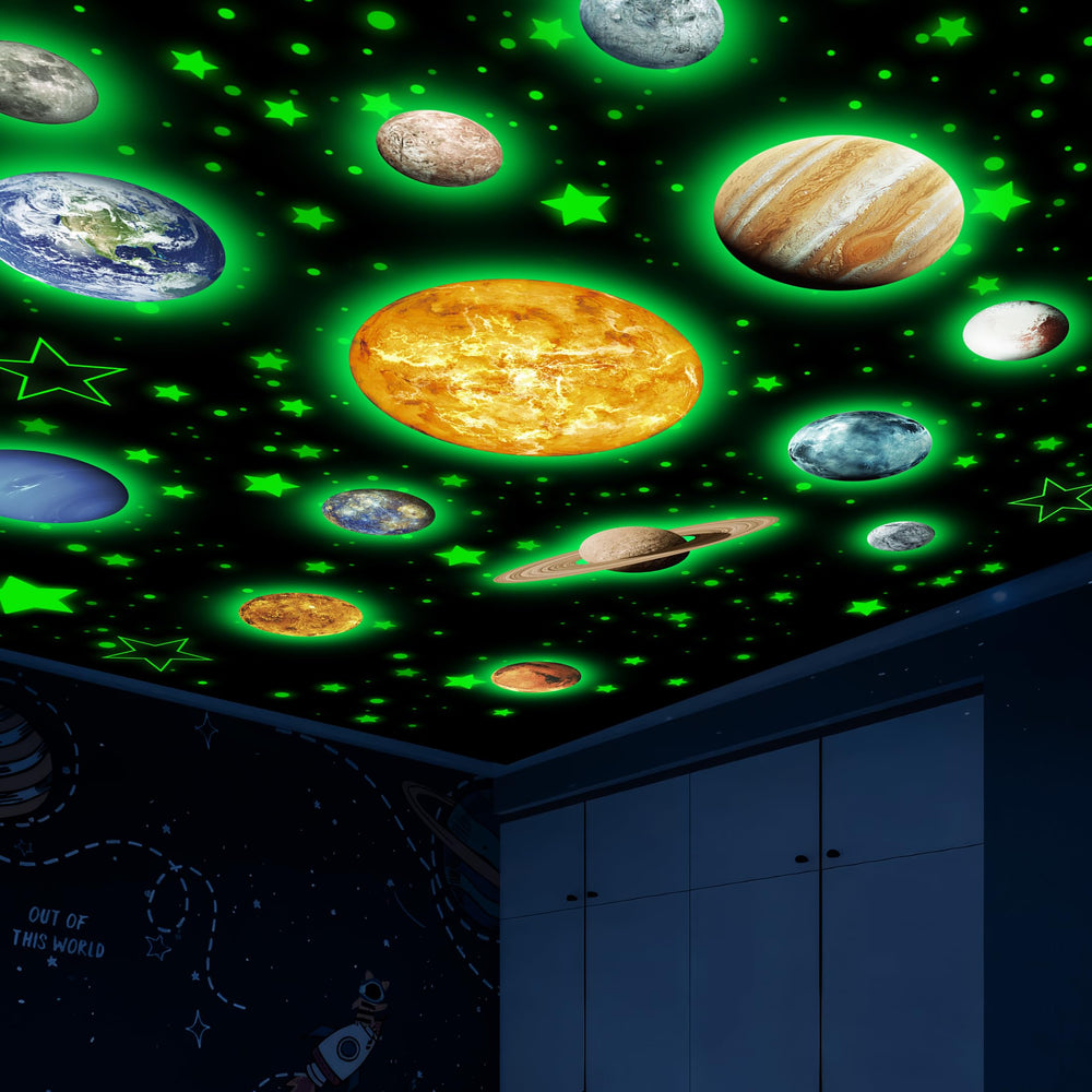Robmoda stars glow dots detail highlights luminous night sky for bedtime ambiance