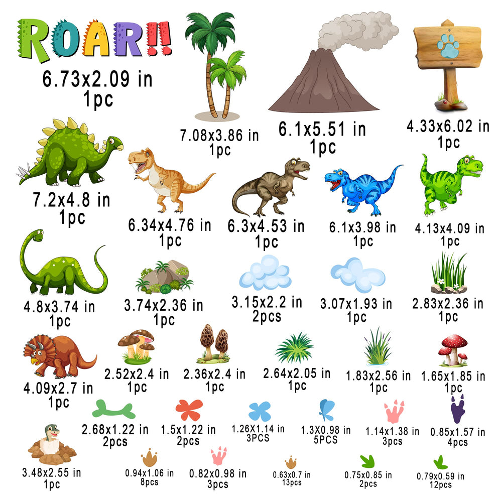 Robmoda waterproof, durable decals withstand daily kid's play and easy cleaning.