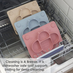 ROCCED 100 percent food-grade silicone ensures safe, durable feeding