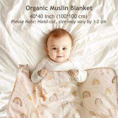 ROCCED 40x40 size blanket ideal for swaddling and multi-use comfort
