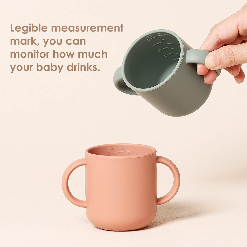 ROCCED open-mouth toddler cup design eases transition from sippy cups.