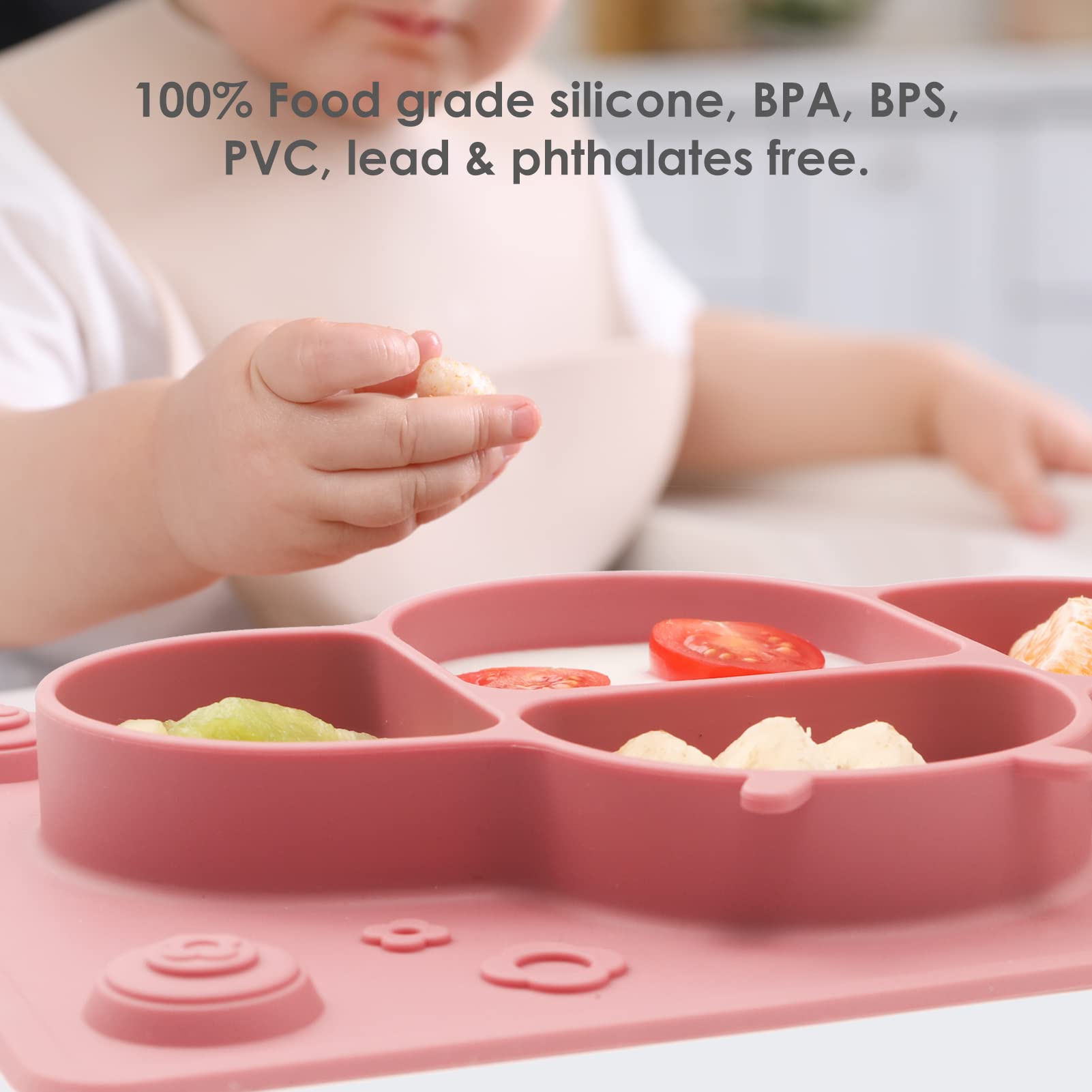 ROCCED easy-clean design for rinsing, dishwasher or microwave use