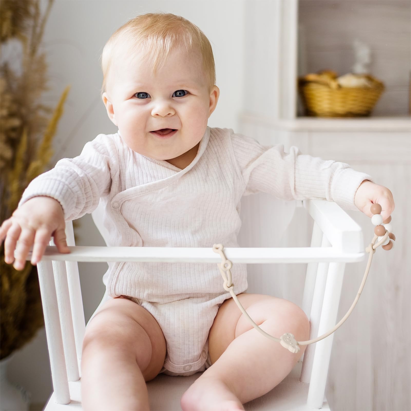 ROCCED Toy Straps are dishwasher-safe for easy cleaning.